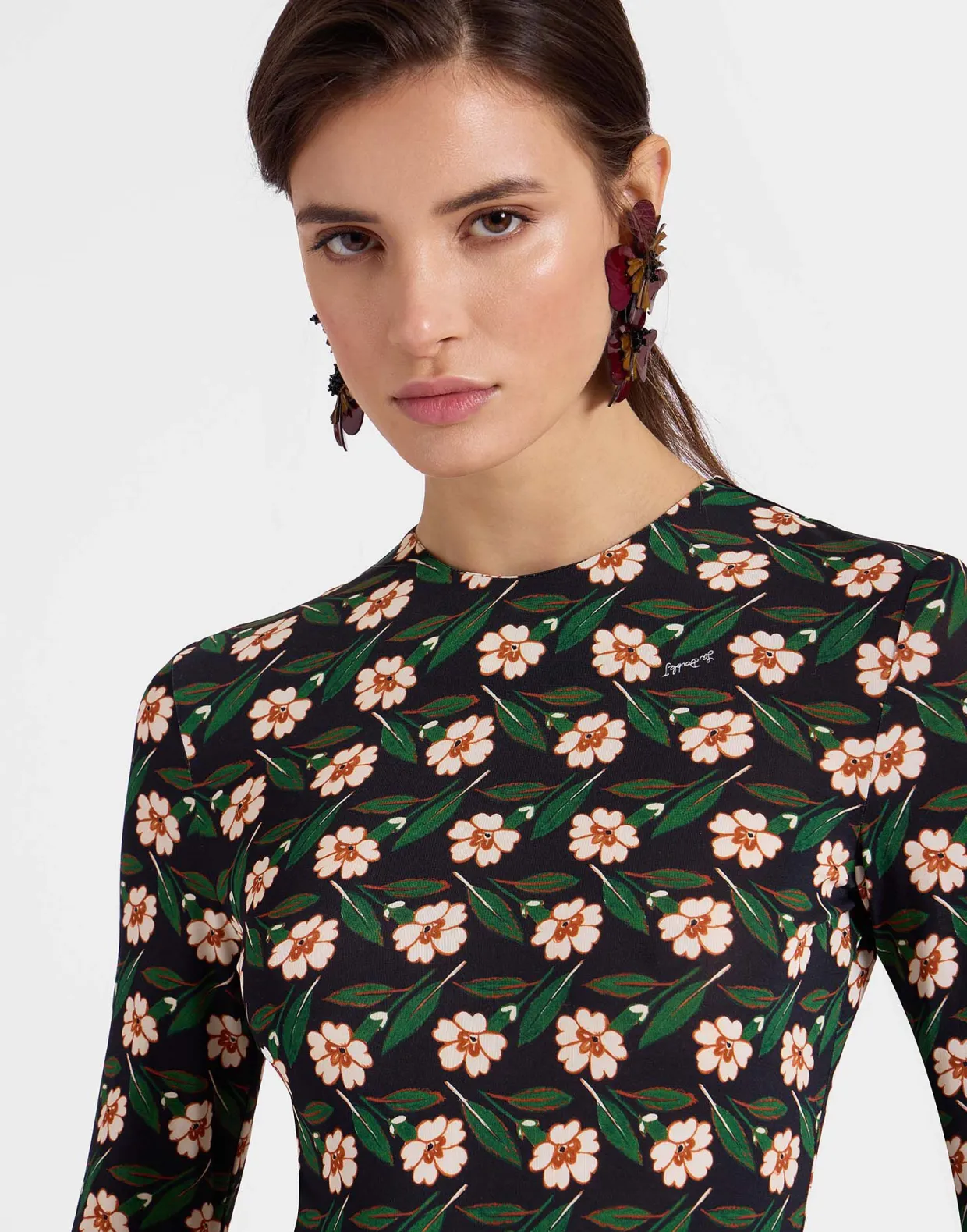 Alba DressMayfair Black in Flowy Jersey