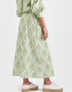A-Long SkirtGrove in Heavy Cotton Stretch