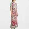 Angelica DressZodiac Plac&eacute;e Acquamarine in Envers Satin