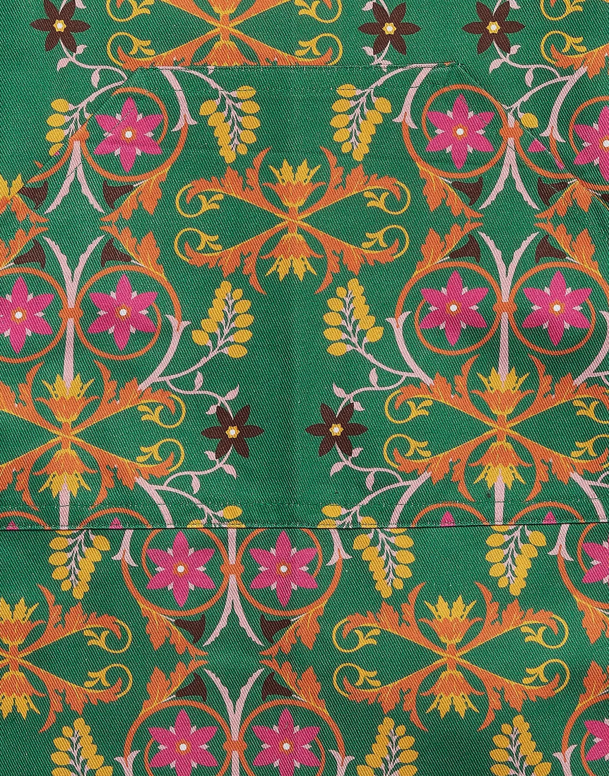 ApronStella Alpina Verde in Cotton