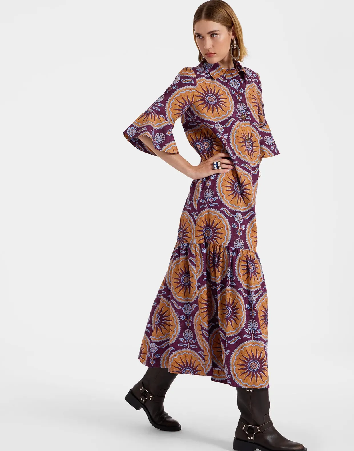 Artemis DressSovereign Purple in Summer Poplin