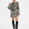 Ascot ShirtGhirlanda Black in Crepe De Chine