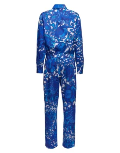 Aviator JumpsuitAnemone in Summer Popeline