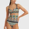 Barbarella Bikini TopCasareale Small Plac&egrave;e Cream in Lycra
