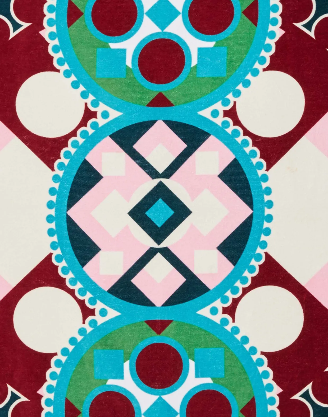 Beach Towels (95X150)Ruote Placée in Spugna