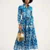 Bellini DressLilium Blu in Cotton Voile
