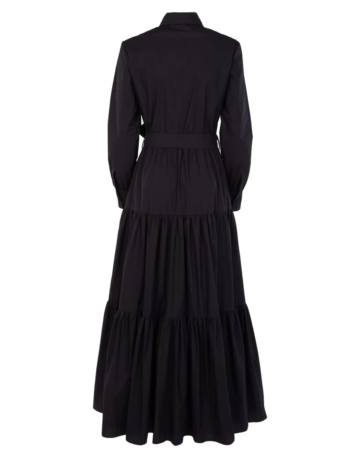Bellini DressSolid Black in Cotton Poplin