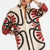 Better Than Your Boyfriend's ShirtMedallion Plac&eacute;e Cream in Cotton Poplin