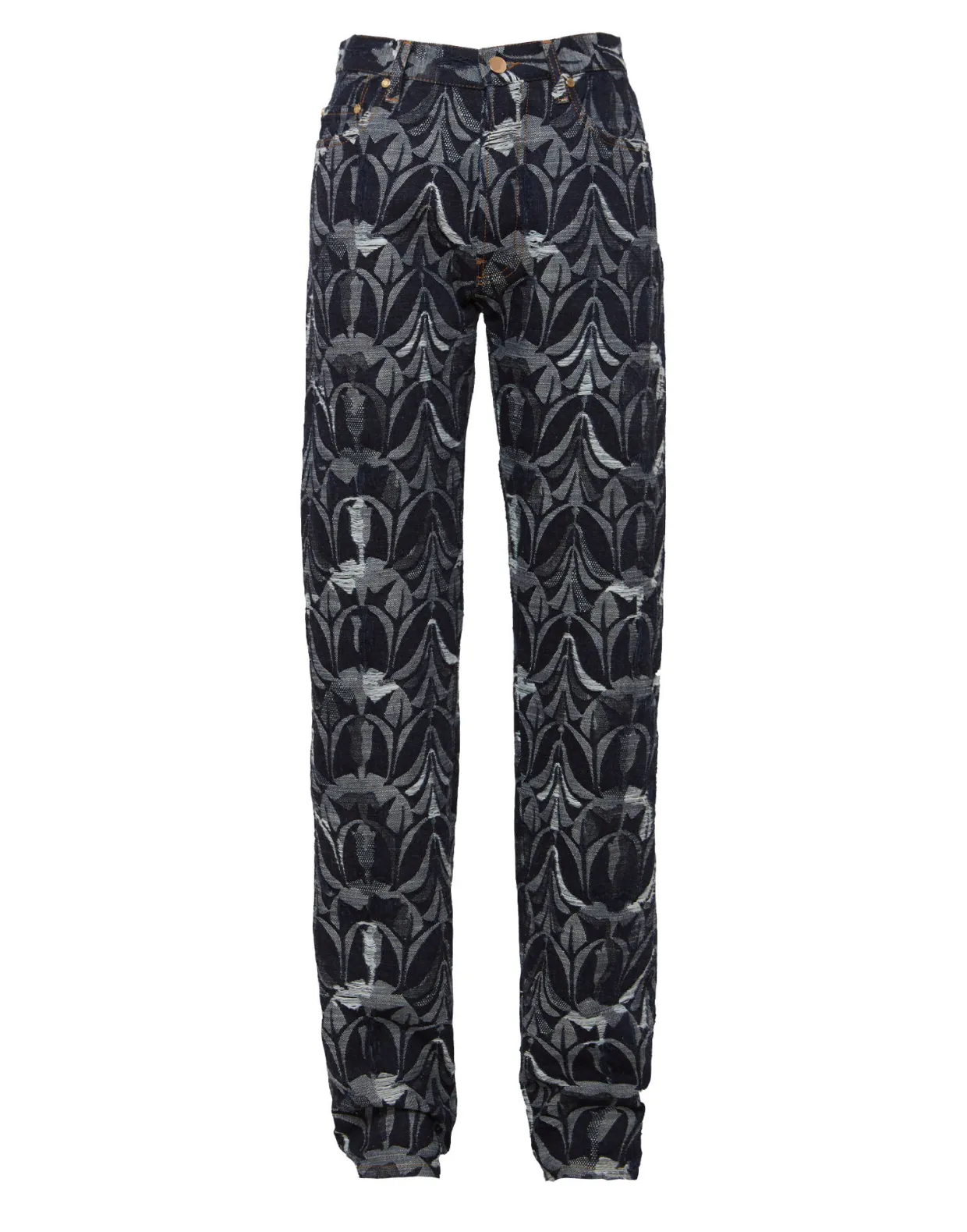 Better Than Your Boyfriend's JeansPapyrus Navy in Jacquard Denim