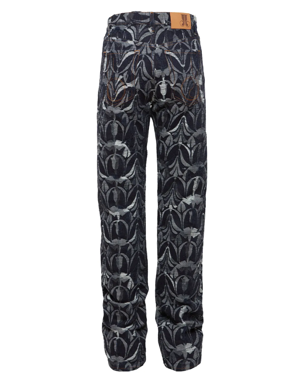 Better Than Your Boyfriend's JeansPapyrus Navy in Jacquard Denim
