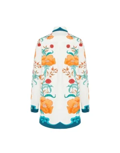 Better Than Your Boyfriend's ShirtMorpheus Placée Orange in Summer Poplin