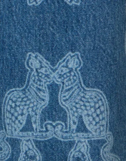 Better Than Your Boyfriend's JeansBast Blue in Laser-Printed Denim