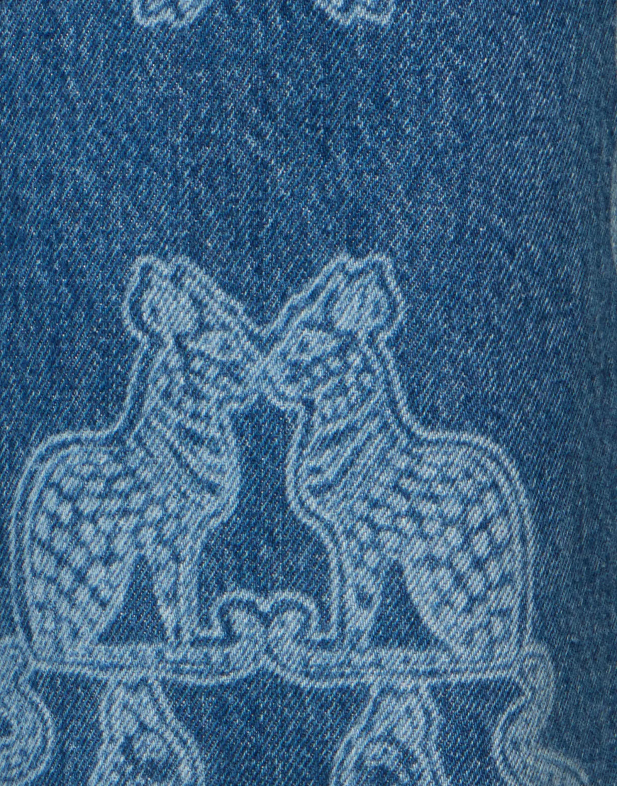 Better Than Your Boyfriend's JeansBast Blue in Laser-Printed Denim