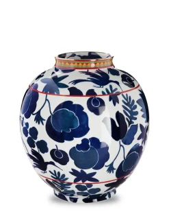 Big Bubble VaseWildbird Blu in Porcelain