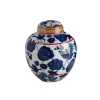 Big Tea JarWildbird Blu in Porcelain