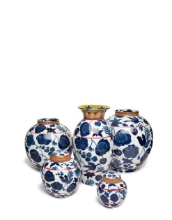 Big Tea JarWildbird Blu in Porcelain
