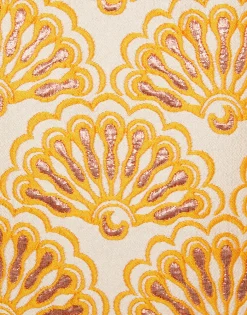 Bijoux JacketFans Gold in Jacquard With Tassels