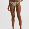 Bikini BottomBorboni Plac&eacute;e Bianco in Lycra