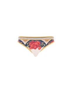 Bikini BottomTaormina Placée Ivory in Lycra