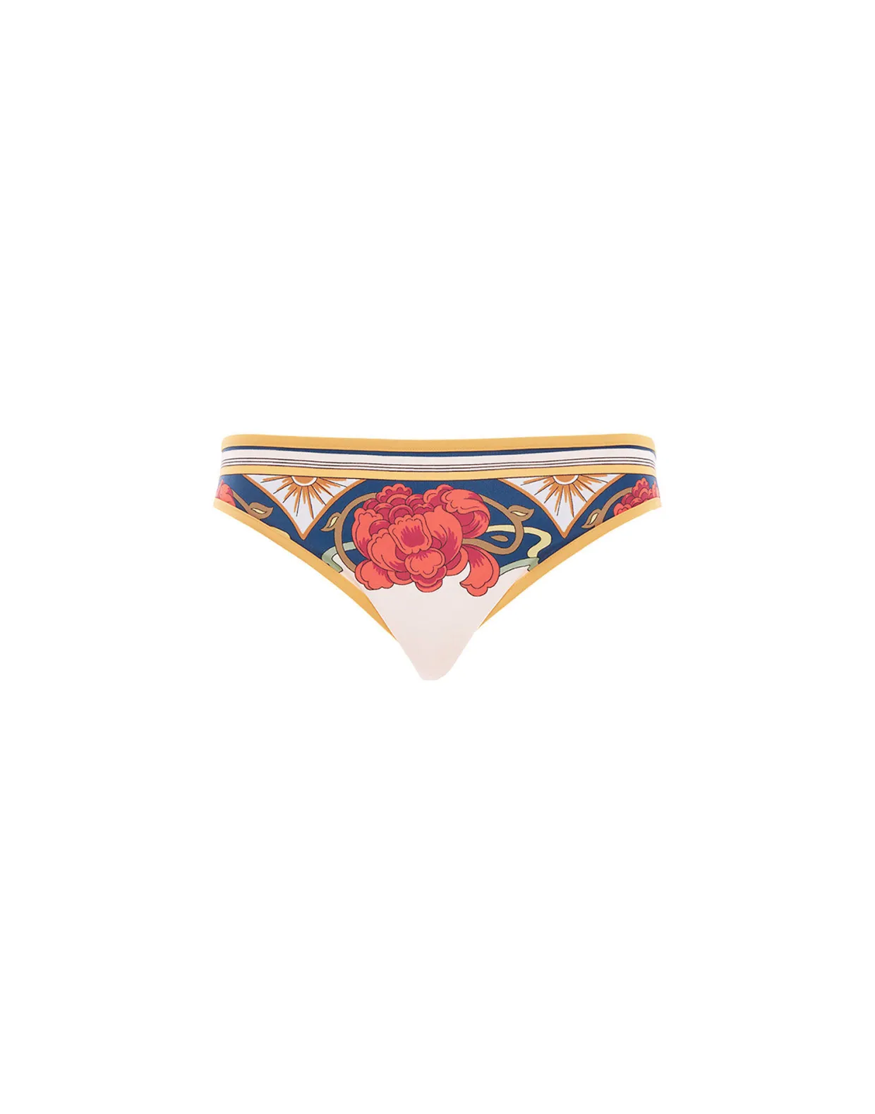 Bikini BottomTaormina Placée Ivory in Lycra