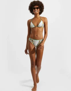 Bikini TopBorboni Placée Bianco in Lycra