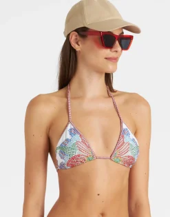 Bikini TopGrenadilla Plac&eacute;e Off White in Lycra
