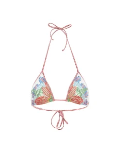 Bikini TopGrenadilla Plac&eacute;e Off White in Lycra