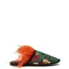 Boudoir SlipperNight Garden in Faille