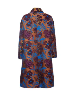 Boxy CoatJacquard Selva in Jacquard