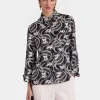 Boy ShirtAperol Black & White in Silk Twill