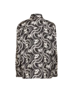Boy ShirtAperol Black & White in Silk Twill