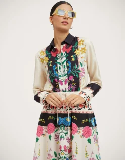 Boy ShirtPlaza Placée Ivory in Silk Twill