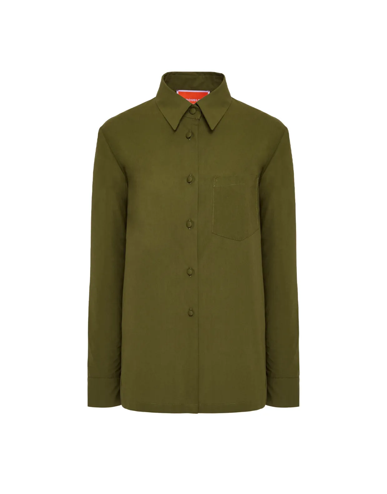 Boy ShirtSolid Camouflage in Crisp Poplin