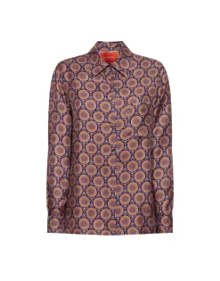 Boy ShirtSovereign Mini Purple in Silk Twill