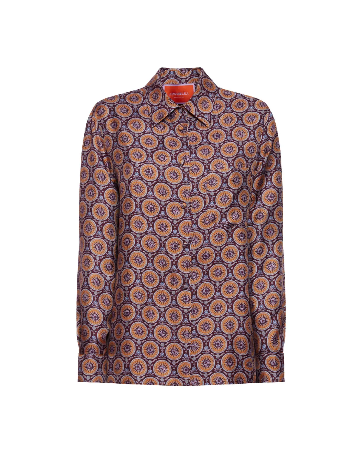 Boy ShirtSovereign Mini Purple in Silk Twill