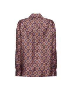 Boy ShirtSovereign Mini Purple in Silk Twill
