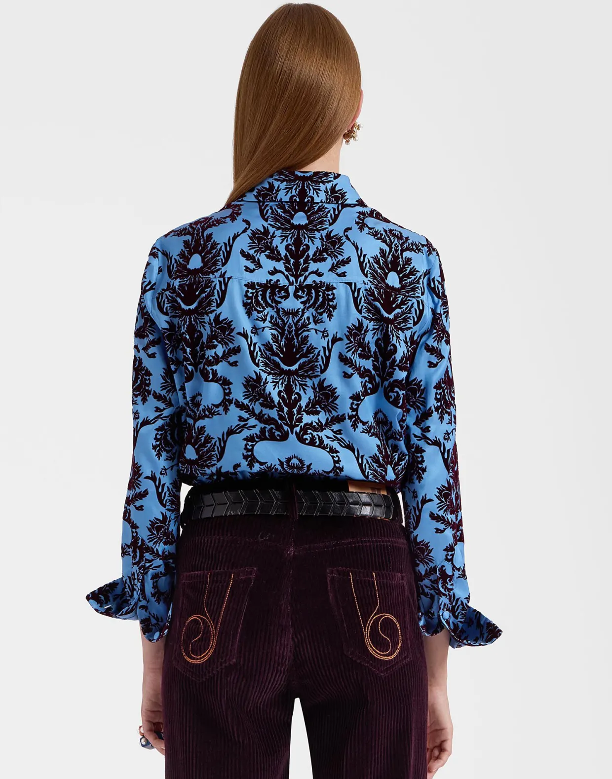 Boy ShirtVaudeville Light Blue in Jacquard