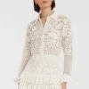 Boy ShirtWhite in Cotton Lace