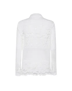 Boy ShirtWhite in Cotton Lace