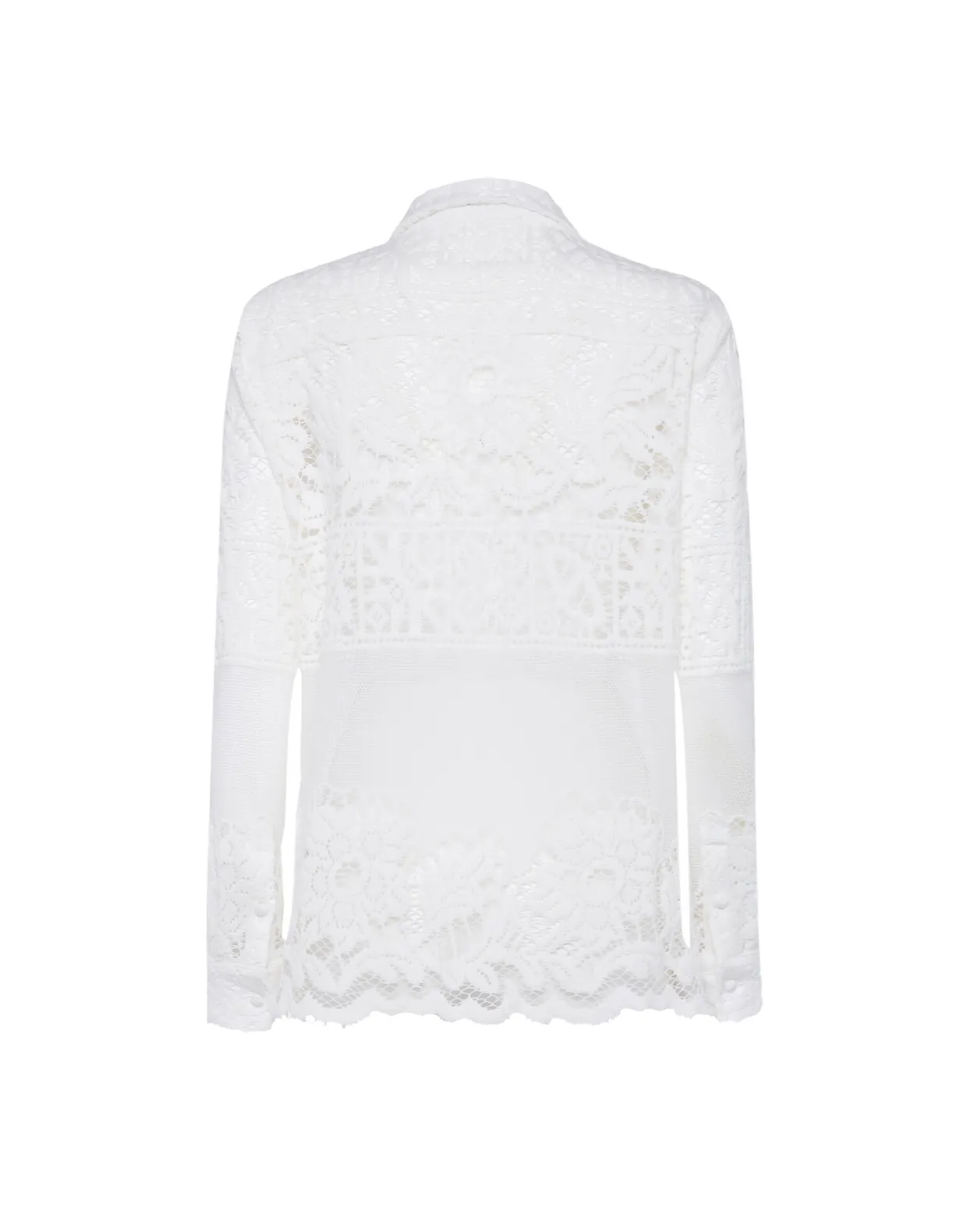 Boy ShirtWhite in Cotton Lace