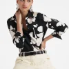 Boy ShirtWinter Jasmine in Twill Silk