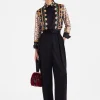 Brooklyn PantsSolid Black in Sable Satin
