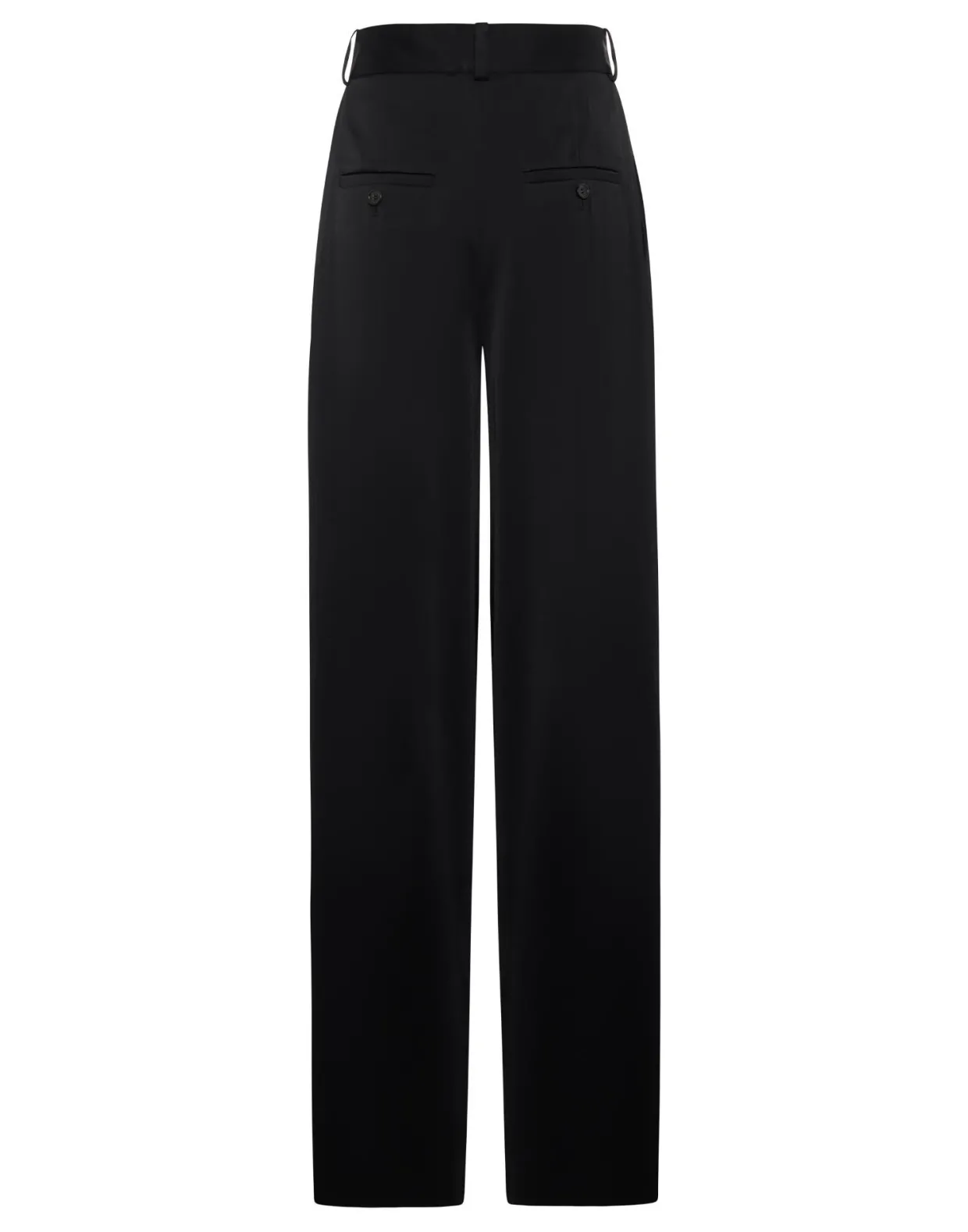 Brooklyn PantsSolid Black in Sable Satin