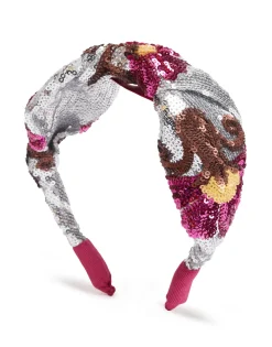 CerchiettoSilver in Textured Sequins