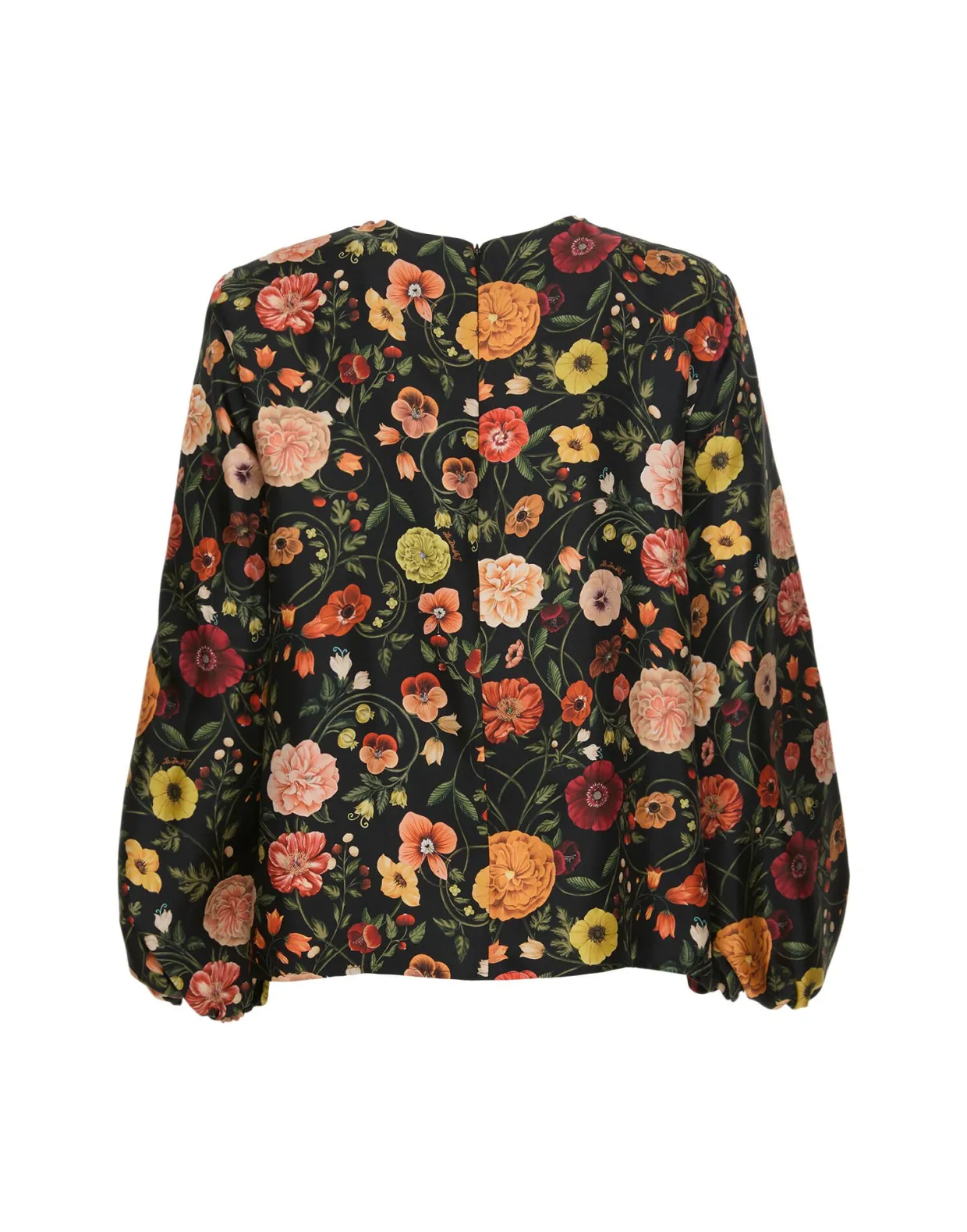 Charming TopBotticelli Black in Silk Twill