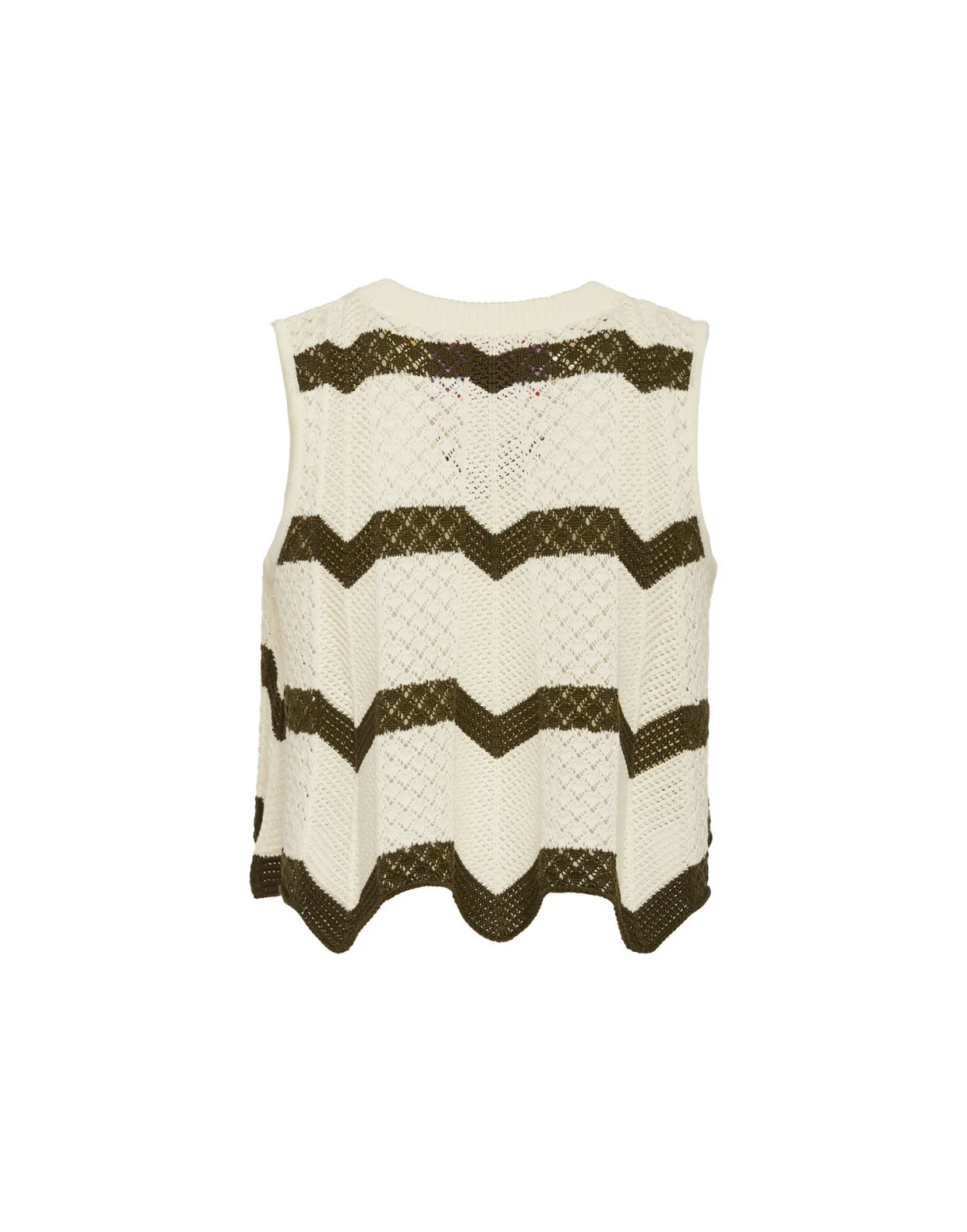 Chevron TopSolid Camouflage in Knit Chevron