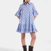 Choux DressGryphos Light Blue in Cotton Poplin