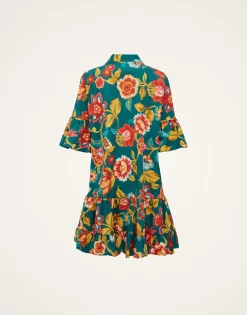 Choux DressHottie Emerald in Summer Poplin