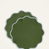 Cloud Placemat Set of 2Rainbow Bosco in Linen