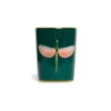 Decorative CupLibellula Green in Porcelain